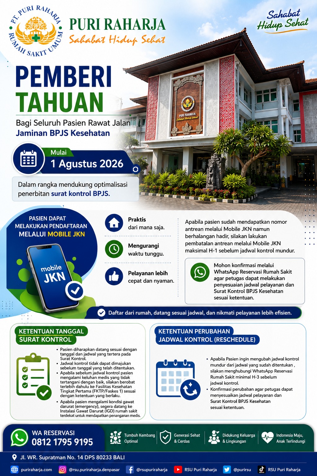 Optimalisasi penerbitan Surat Kontrol BPJS
