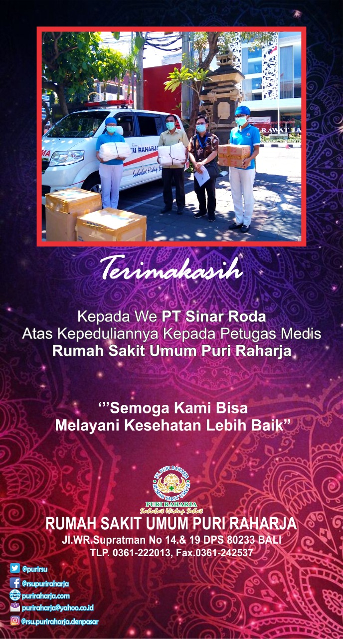 Terima kasih kepada We  PT. Sinar Roda 